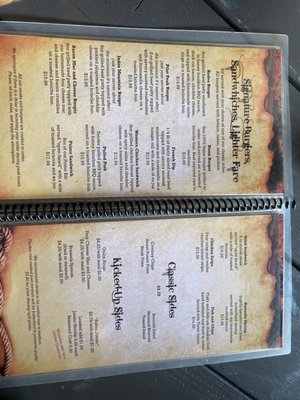 Menu photo 5 Proud Cut Saloon Cody, WY