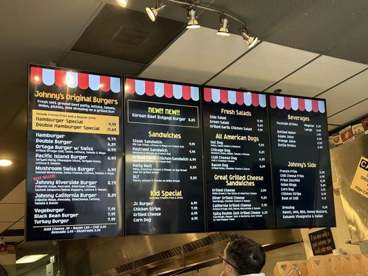Menu photo 2 Johnny's Burgers Riverside, CA Menu photo 2 Johnny's Burgers Riverside, CA