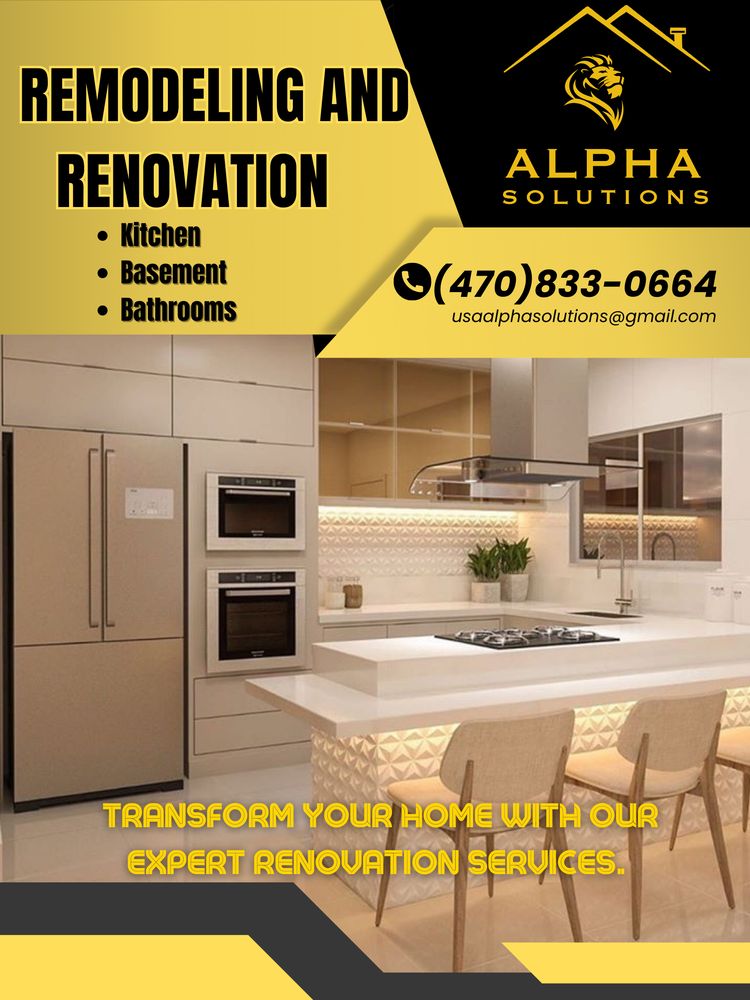 ALPHA SOLUTIONS REMODELING Updated June 2024 Request Consultation