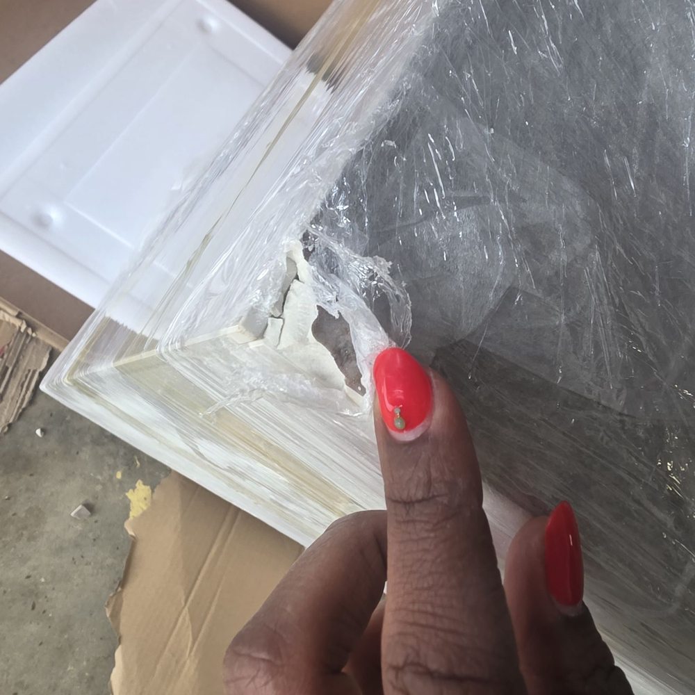 Homary - The plastic was already torn and chipped. - Furniture Stores Near Me - Braselton, Georgia Homary - The plastic was already torn and chipped. - Furniture Stores Near Me - Braselton, Georgia