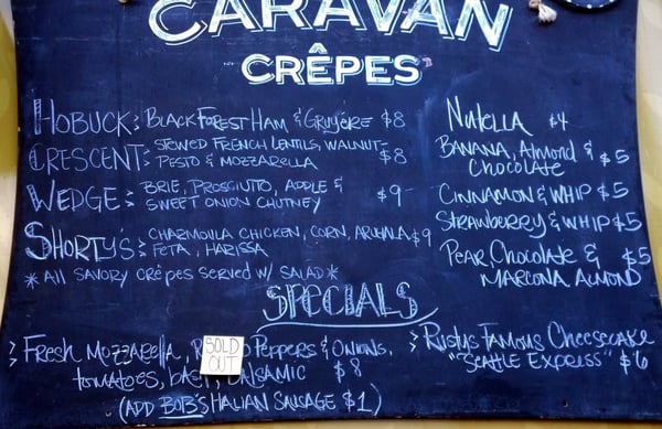 Menu photo 7 Caravan Crêpes Seattle, WA