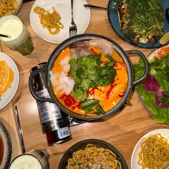 NEP Cafe - Irvine - Tom Kha Hot Pot & Whole Branzino - Breakfast & Brunch Near Me - Irvine, California