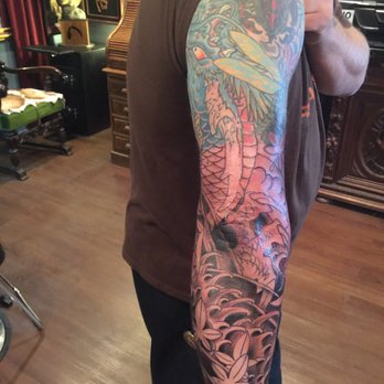 Eastend Tattoos - First Session on sleeve completion - Tattoo Near Me - Austin, Texas
