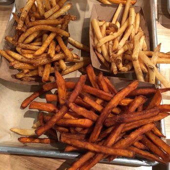 Big Buns - Cajun, regular & sweet potato fries - Burgers Near Me - Arlington, Virginia Big Buns - Cajun, regular & sweet potato fries - Burgers Near Me - Arlington, Virginia