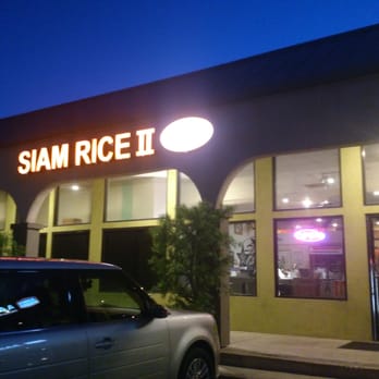Siam Rice II - Early evening dusk 2 days before the end of our unusually warm winter & 2nd year of drought. - Thai Near Me - Saugus, California