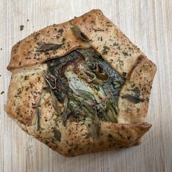 Ponsford's Place - Savory galette with beans, spring onions, sautéed greens, and cheese - Bakeries Near Me - San Rafael, California Ponsford's Place - Savory galette with beans, spring onions, sautéed greens, and cheese - Bakeries Near Me - San Rafael, California