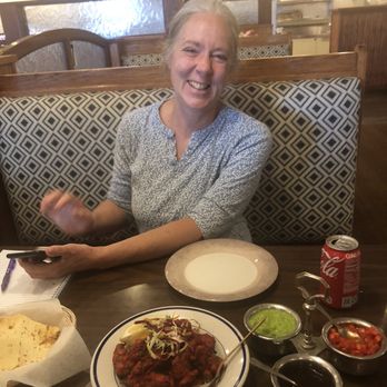 5 Star Indian Cuisine - I love seeing her this happy! This great food was definitely happy making! - Indian Near Me - Indianapolis, Indiana
