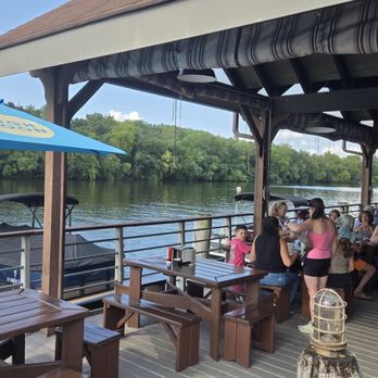 Curtin's Wharf Restaurant - dining area on river - American Near Me - Burlington, New Jersey Curtin's Wharf Restaurant - dining area on river - American Near Me - Burlington, New Jersey