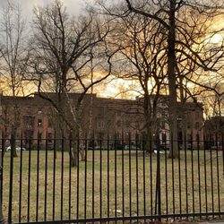 Sunset on Washington Park (est. during Martin Van Buren's Presidency!) in South Troy, NY