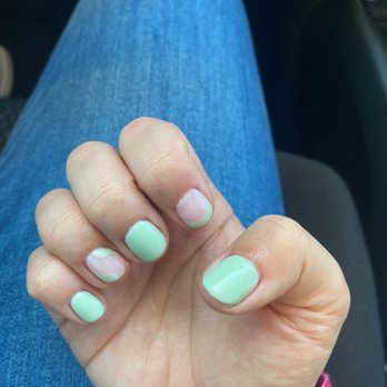 Swan Nails - Final that looked nice but was deceiving because chipped 2 days later - Nail Salons Near Me - Las Vegas, Nevada Swan Nails - Final that looked nice but was deceiving because chipped 2 days later - Nail Salons Near Me - Las Vegas, Nevada