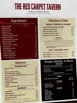 Menu photo 4 Red Carpet Tavern Dayton, OH Menu photo 4 Red Carpet Tavern Dayton, OH