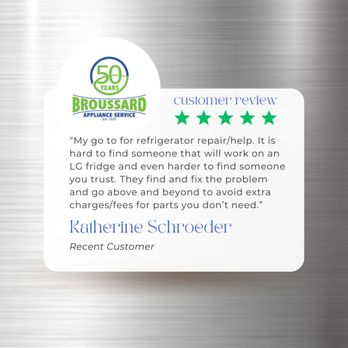 Broussard Appliance Service - Appliances & Repair Near Me - New Orleans, Louisiana Broussard Appliance Service - Appliances & Repair Near Me - New Orleans, Louisiana