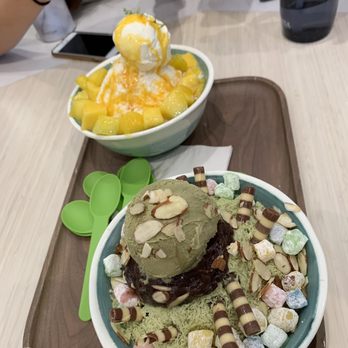 Cafe Auburndale - Mango and Match Bingsoo - Coffee & Tea Near Me - Flushing, New York Cafe Auburndale - Mango and Match Bingsoo - Coffee & Tea Near Me - Flushing, New York