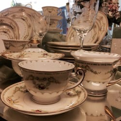 SonBridge Center for Better Living - One of the many carefully curated antique China sets at SonBridge Thrift & Gift.