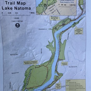 Lake Natoma - The map of Lake Natoma. It's a pretty big lake. Julie A - Lakes Near Me - Folsom, California Lake Natoma - The map of Lake Natoma. It's a pretty big lake. Julie A - Lakes Near Me - Folsom, California