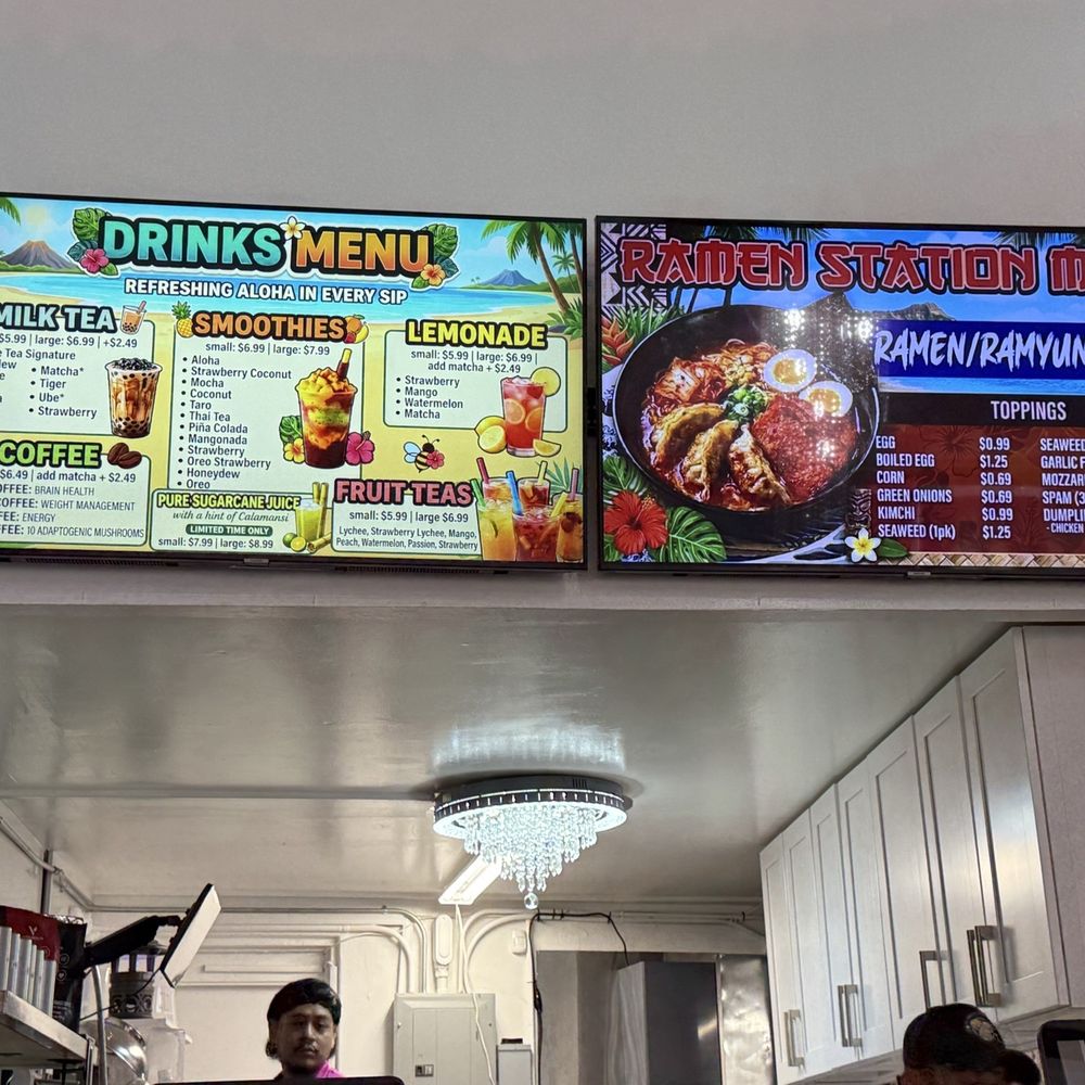 Drink & Ramen Bar Menu