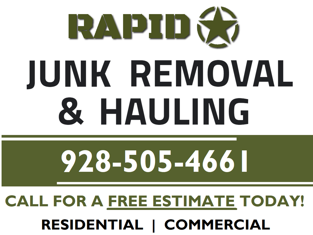 RAPID JUNK REMOVAL HAULING 1092 Pine Country Ct Prescott AZ Yelp