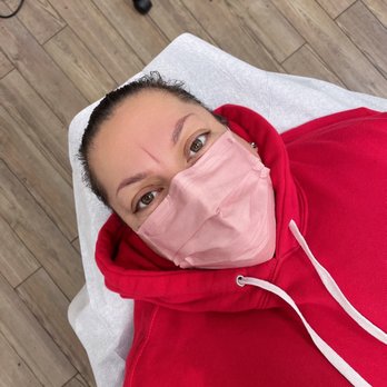 Brows Concept - Before my mom's eyebrows were done, they were previously microbladed. - Eyebrow Services Near Me - Elk Grove, California