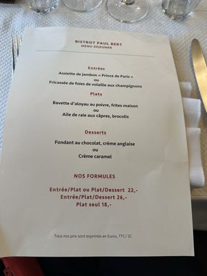 Menu photo 2 Bistrot Paul Bert Paris, 75