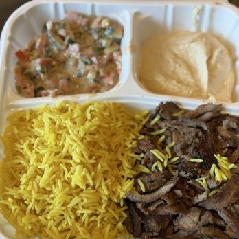 Baba Saj - Beef Mix Shawarma Meal is absolutely amazing - Mediterranean Near Me - Blaine, Minnesota