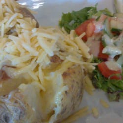 The Air Balloon - Jacket potato wirh cheese. Yum!