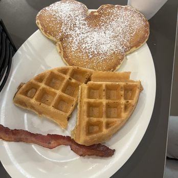 Eggs Up Grill - Pick 3 with waffle, bacon, and pancake - Breakfast & Brunch Near Me - Mauldin, South Carolina