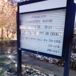 Johnson-Shaw Stereoscopic Museum - Hours at JSSM