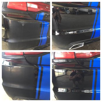 Auto Salon Car Detail - Exhaust staining on a Dodge Charger - Auto Detailing Near Me - Saskatoon, Saskatchewan Auto Salon Car Detail - Exhaust staining on a Dodge Charger - Auto Detailing Near Me - Saskatoon, Saskatchewan