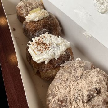 Parlor Doughnuts - Sandy beach, coconut cream filled, key lime, French toast - Donuts Near Me - St. Augustine, Florida
