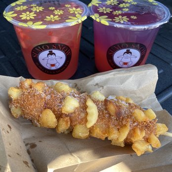 Sumo Snow - Sumo Potato Dog, Galaxy, and strawberry mojito - Bubble Tea Near Me - Surprise, Arizona Sumo Snow - Sumo Potato Dog, Galaxy, and strawberry mojito - Bubble Tea Near Me - Surprise, Arizona