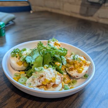 House Rules - Elote deviled eggs - Tabletop Games Near Me - Grand Rapids, Michigan