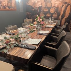 Celebrate your next gathering in our warm, inviting private dining room--perfect for parties, meetings, and special occasions.