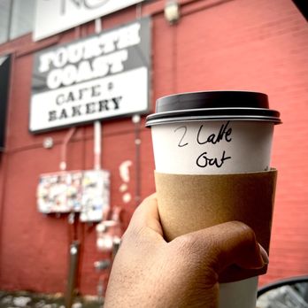 Fourth Coast Cafe & Bakery - Vanilla,Cinnamon,Honey Latte with Oak Milk - Coffee & Tea Near Me - Kalamazoo, Michigan