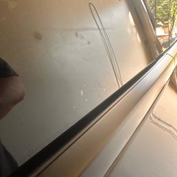 Bubbles after first tint.