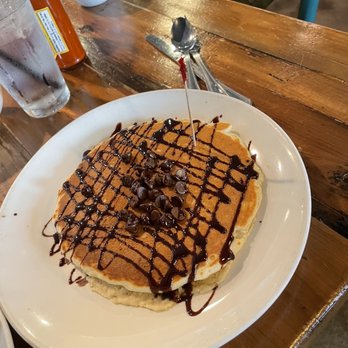 Starwood Cafe - Gluten Free Chocolate Chip Pancake - Breakfast & Brunch Near Me - McKinney, Texas Starwood Cafe - Gluten Free Chocolate Chip Pancake - Breakfast & Brunch Near Me - McKinney, Texas