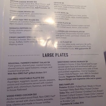 Thunderbird Taproom - Menu choices - Sports Bars Near Me - El Paso, Texas