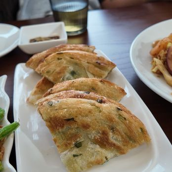 M Dumpling - green Scallion Pancake - Chinese Near Me - Fremont, California M Dumpling - green Scallion Pancake - Chinese Near Me - Fremont, California