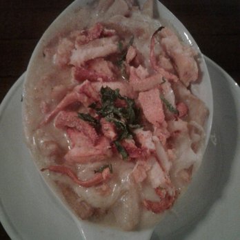 Pier 402 - Lobster poutine that was all just overcooked leg meat and 1 mini claw. - Seafood Near Me - San Jose, California Pier 402 - Lobster poutine that was all just overcooked leg meat and 1 mini claw. - Seafood Near Me - San Jose, California