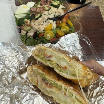Balanced Bean Coffee - Cobb salad and turkey pesto panini - Coffee & Tea Near Me - Las Vegas, Nevada Balanced Bean Coffee - Cobb salad and turkey pesto panini - Coffee & Tea Near Me - Las Vegas, Nevada