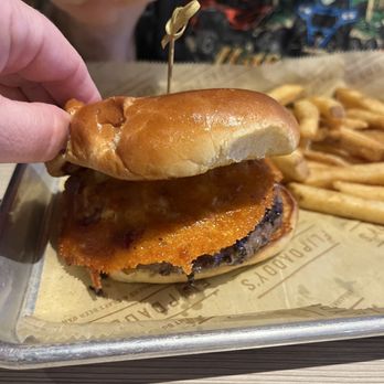 Flipdaddy's - The MacDaddy- my husband and son loved it. - Burgers Near Me - Corydon, Indiana