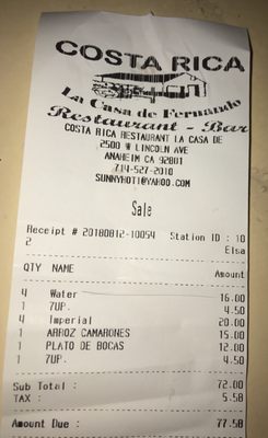 Costa Rica Restaurant by null