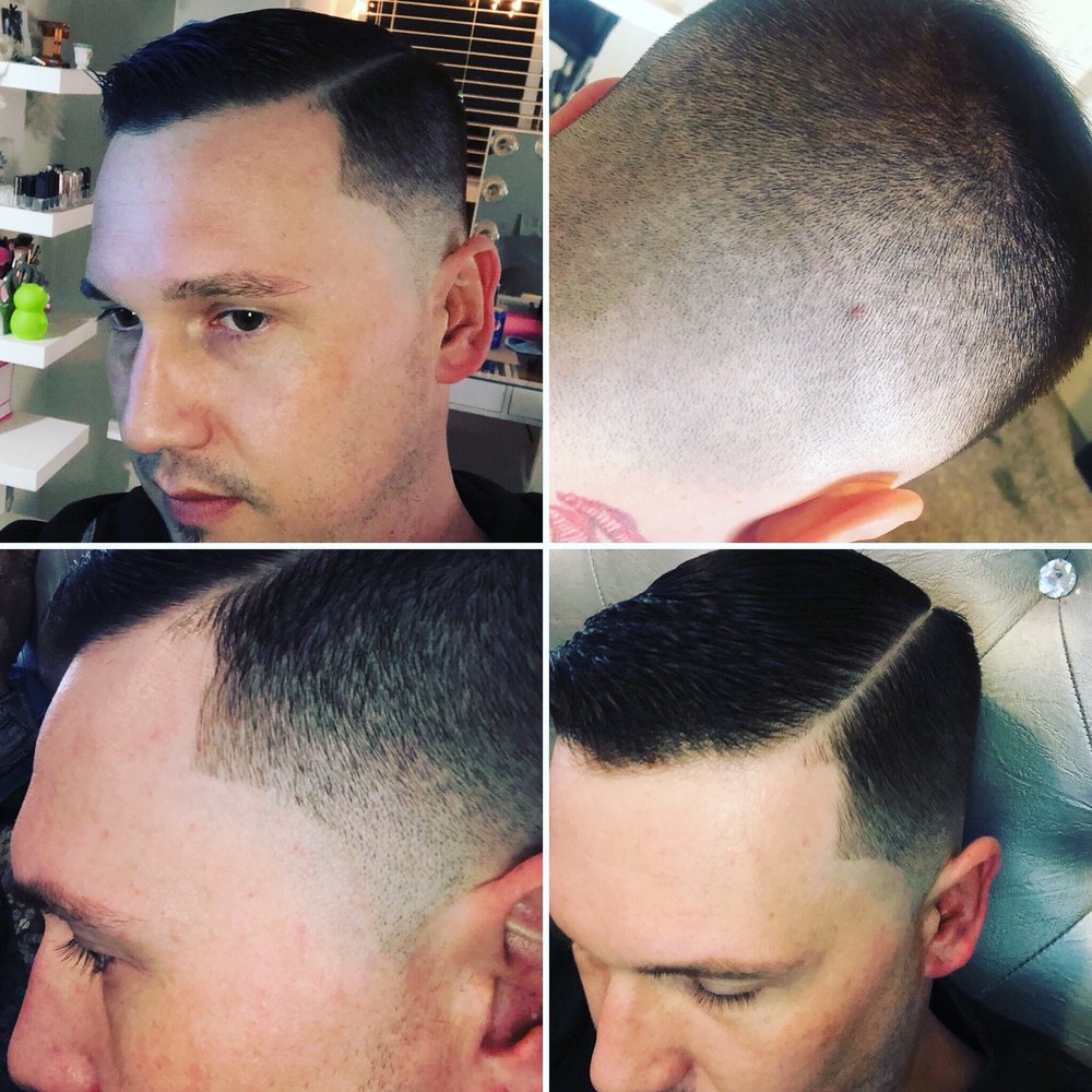 Clipper Crew Barber Shop - Fade with hard part - Barbers Near Me - El Cajon, California Clipper Crew Barber Shop - Fade with hard part - Barbers Near Me - El Cajon, California
