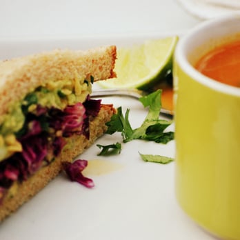 Feast of Greens - Soup and Sandwich - Personal Chefs Near Me