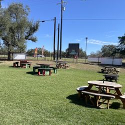 Farm to Familia - Part of their outside seating.