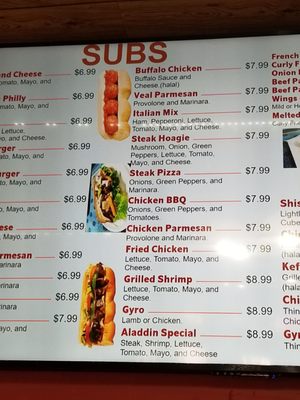 Menu photo 2 Aladdin Express Richmond, VA
