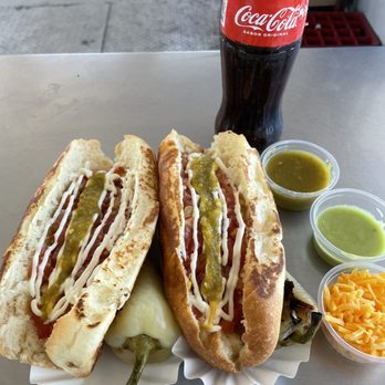 Ruiz Hot Dogs - Don't forget the pepper, never, never, never.........you gots to take at least one one healthy bite of the pepper whilst consuming this dog - Hot Dogs Near Me - Tucson, Arizona