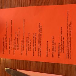 Neon Newt - Menu 7-25