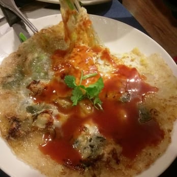 Red Onion - Oyster omelette (8.50). Lots of oysters!! - Taiwanese Near Me - Edison, New Jersey Red Onion - Oyster omelette (8.50). Lots of oysters!! - Taiwanese Near Me - Edison, New Jersey
