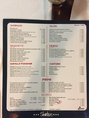 Menu photo 6 Shooters Rome, RM