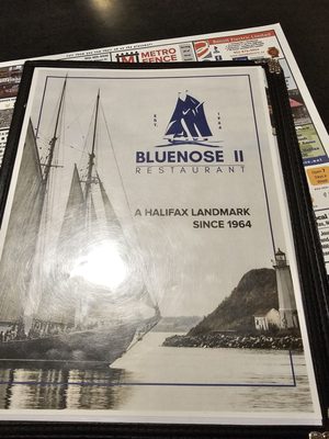 Menu photo 1 Bluenose II Restaurant Halifax, NS